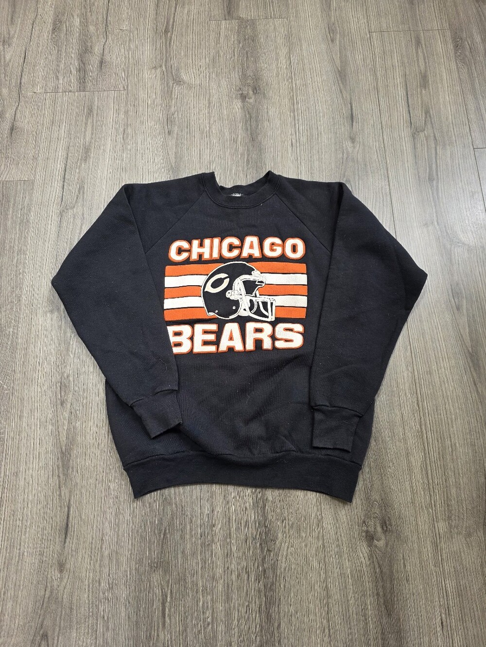 Vintage Chicago Bears Puff Print Crewneck Sweater Womens Medium
